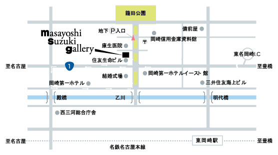 鈴木正義ギャラリー アクセスマップ